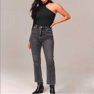 Abercrombie & Fitch The Ankle Straight Ultra High Rise Jeans Size 32 / 14 Short